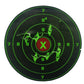 4inch 100pcs/roll Black Splash Green Patch Sticker Splatter Burst Adhesive Shooting Paper Targets