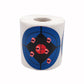 3 Inch Blue Splash Red Patch Sticker Splatter Adhesive Shooting Paper Target